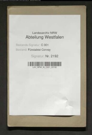 Belehnung der Familie Heistermann mit Ländereien vor Höxter, auch dem Hof zu Stahle