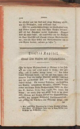 Fünftes Kapitel. Etwas über Masern und Scharlachfieber