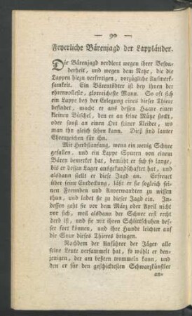 Feyerliche Bärenjagd der Lappländer