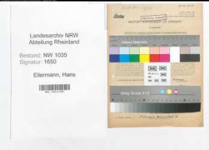 Entnazifizierung Hans Ellermann , geb. 04.08.1900 (Steiger)