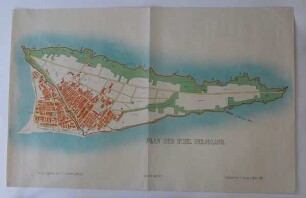 Plan der Insel Helgoland