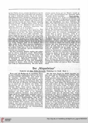 N.F. 3.1923 S.33-34: Der "Alexandriner" : Textprobe aus Rich. Müller-Freienfels: Psychologie der Kunst. Band 1.
