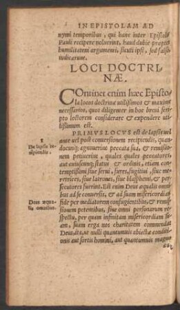 Loci Doctrinae.