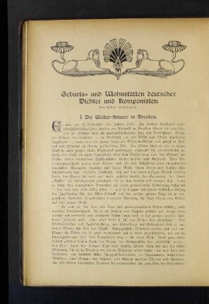 Geburts- und Wohnstätten deutscher Dichter und Komponisten