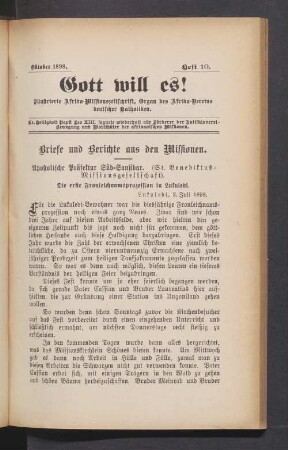 Heft 10. Oktober 1898