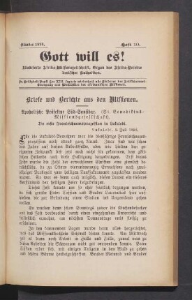 Heft 10. Oktober 1898