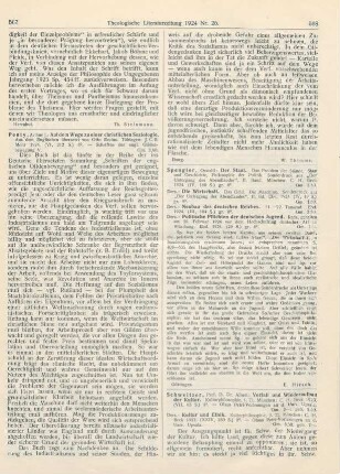 568-570 [Rezension] Schweitzer, Albert, Kultur und Ethik