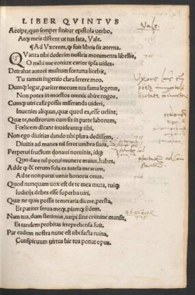 Ad Uxorem, q[uae] suis libris sit aeterna.