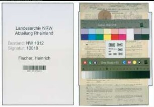 Entnazifizierung Heinrich Fischer , geb. 27.03.1895 (Architekt)