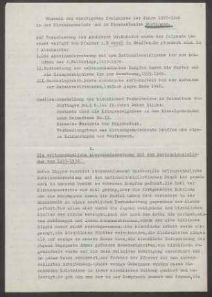 Kriegschronik der ev. Kirchengemeinde Nürtingen (Dek. Nürtingen).
