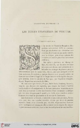 2. Pér. 18.1878: Les écoles étrangères de peinture, [3] : exposition universelle