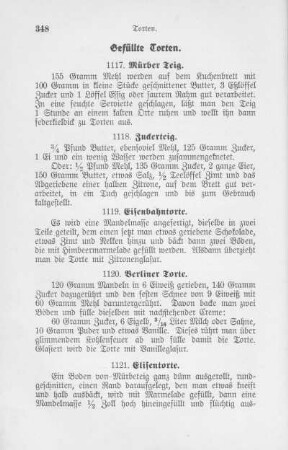 Gefüllte Torten.