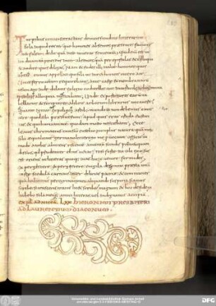 [Hieronimi presbiteri ad Laurentium diaconum]