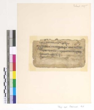 [Psalmodia] : Fragm. copt. Pischoi Psalmod. 129