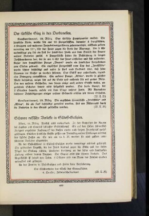 Schwere russische Verluste in Südost=Galizien.