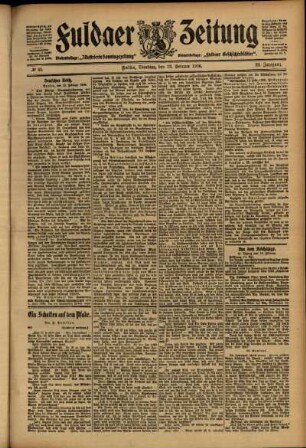 Ausgabe vom Dienstag, den 13. Februar 1906.