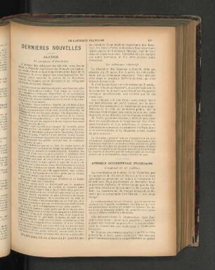 Dernières Nouvelles.