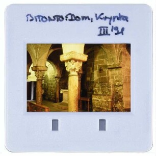 Bitonto, Kathedrale : Krypta