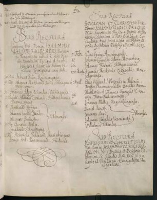 Winterhalbjahr 1638/1639. Rektorat Johann Ulrich Pregi(t)zer