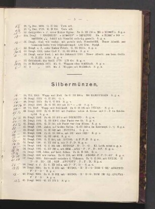 Silbermünzen