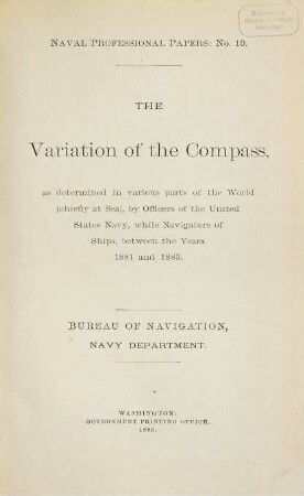 Professional papers. 19. 1886