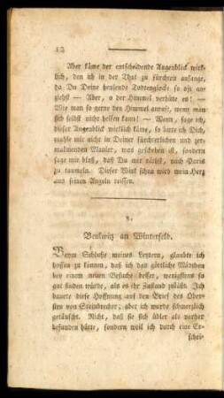 3. Beulwitz an Winterfeld.