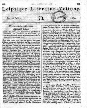 1834-03-26 : 73. Stück