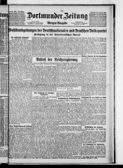 Dortmunder Zeitung. 1874-1939