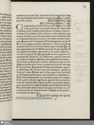 Incipit liber quintus. De quibusdam in sacre scripture proprietatibus.