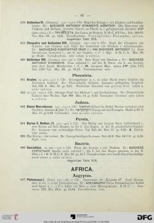Africa (Nr. 687-708)