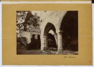 Burg Obermontani, Morter (Latsch): Hofansicht (aus: Skizzen- und Fotoalbum 14)