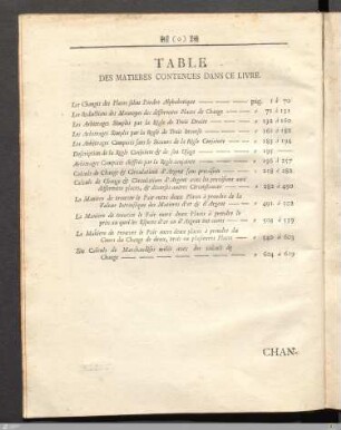 Table Des Matieres Contenues Dans Ce Livre.