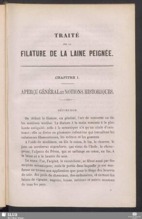 Chapitre I. Aperçu général et notions historiques