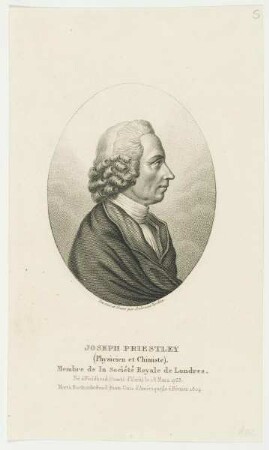 Bildnis des Joseph Priestley