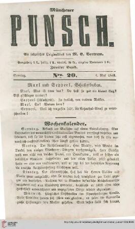 Nro. 20 (6. Mai 1849)