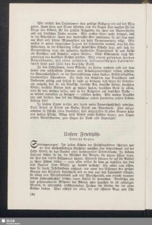 Unsere Friedhöfe