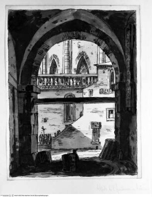 Skizzenalbum Band 1Apsis von San Giovanni in Laterano (?) - Album Giani (I)