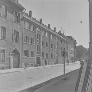 Neubau Ziegelstraße : Bautzen. Wohnhäuser, Ziegelstraße. Straßenansicht