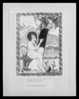 Codex 12: Evangeliar — Evangelistenbild Matthäus, Folio 7 verso