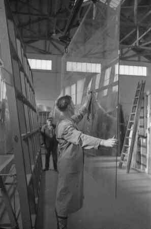Glaserhandwerk in Karlsruhe.