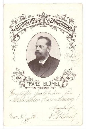 Steirischer Sängerbund - Franz Blümel