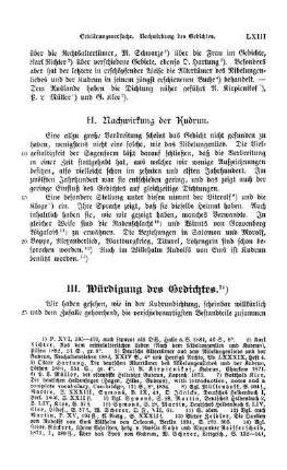 H. Nachwirkung der Kudrun