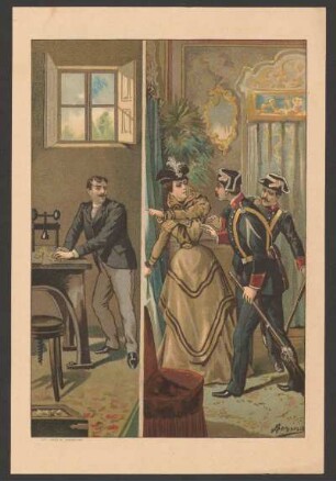 [Ilustración para el anuncio de la publicación de "El dinero ó Los pobres de levita"]