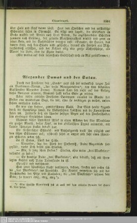 Alexander Dumas und der Satan