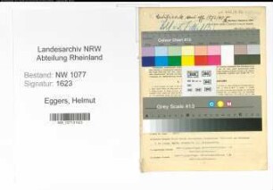 Entnazifizierung Helmut Eggers , geb. 28.02.1921 (Kaufmannsgehilfe)