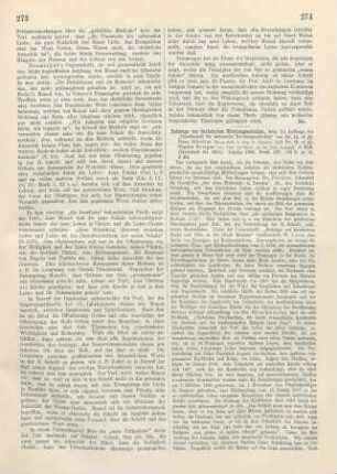 274-275 [Rezension] Beiträge zur Sächsischen Kirchengeschichte; 6. Heft