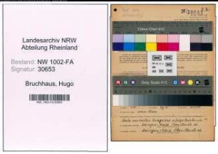 Entnazifizierung Hugo Bruchhaus, geb. 20.05.1886 (Reisender)