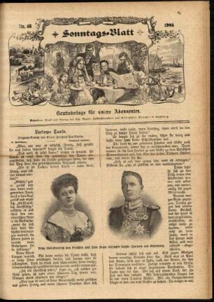 Ausgabe vom Sonntag, den 12. November 1905.