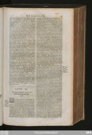 Caput VI. De materia Ecclesiae, hoc est, ex quibus hominibus Ecclesia constet.
