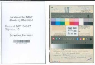 Entnazifizierung Hermann Schreiber , geb. 02.10.1901 (Angestellter)